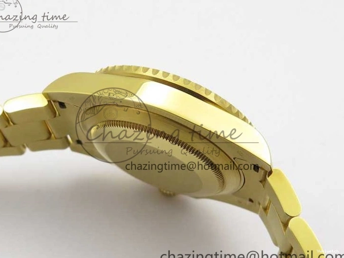 LN A2836 YG Dial Best Edition Wrapped Wrapped Bracelet Submariner Black 116618 D1F YG on 0207